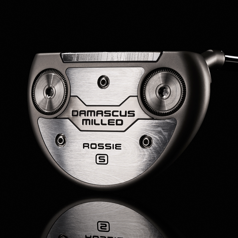 Damascus Milled Rossie Slant Putter - View 1