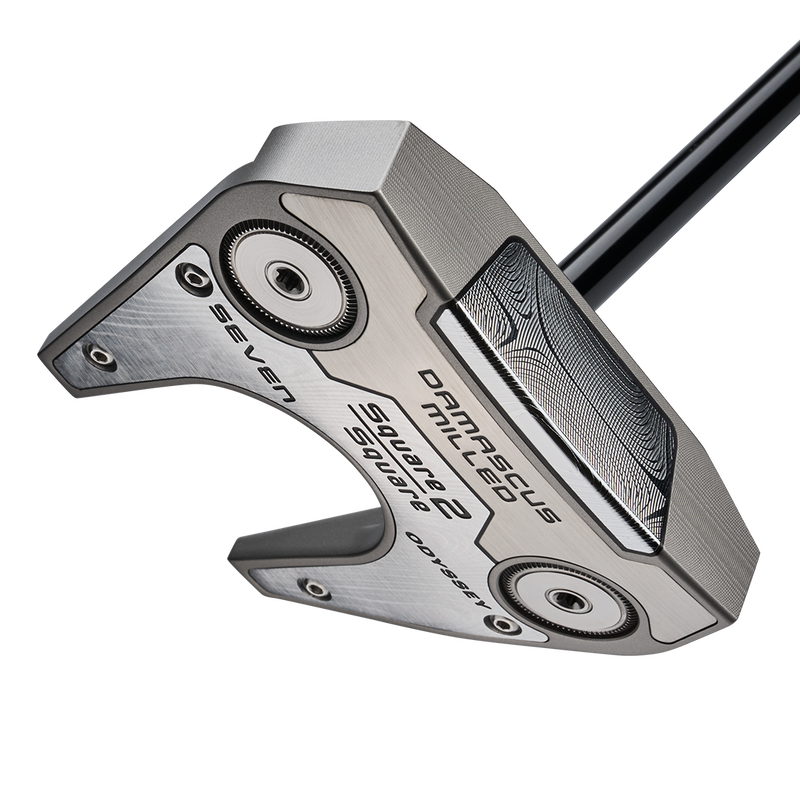 Damascus Milled Square 2 Square Seven Center Shaft Putter - View 5